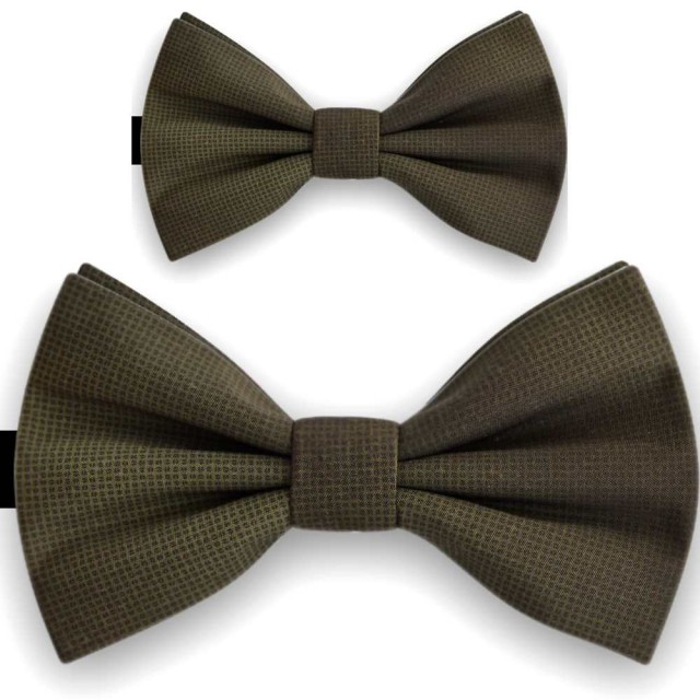 Papioane tata fiu, verde militar, imprimeu Windowpane check